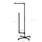 Black Freestanding Toilet Paper Cast Iron Pipe Stand